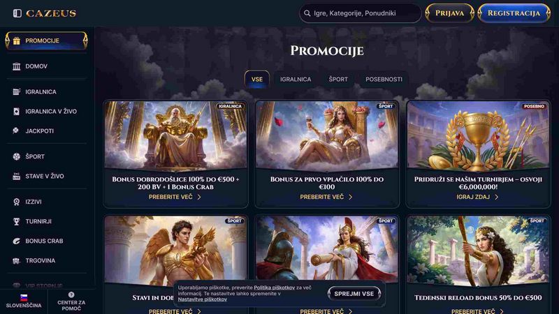 Avis sur le site web du casino en ligne Cazeus
